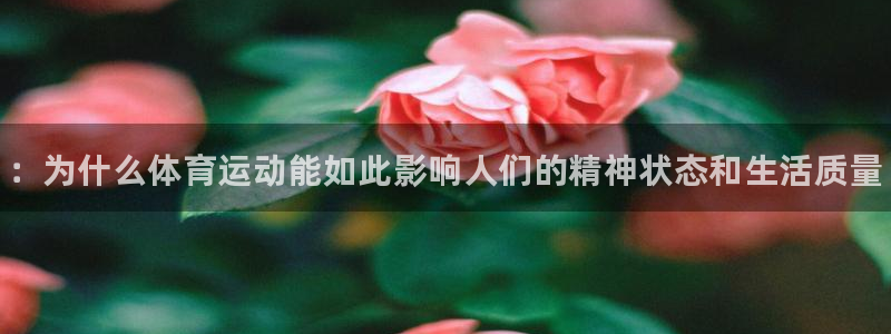 yy易游官方正版app集团简介：：为什么体育运动能如