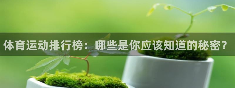 yy易游官方正版app娱乐40996：体育运动排行榜：哪些是